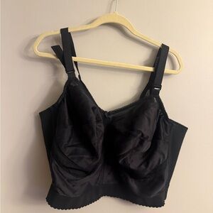 Goddess Black Longline Support Bra – Size 54D